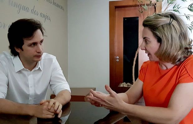 Jaqueline Cassol visita Júnior Raposo e fala dos projetos para 2018