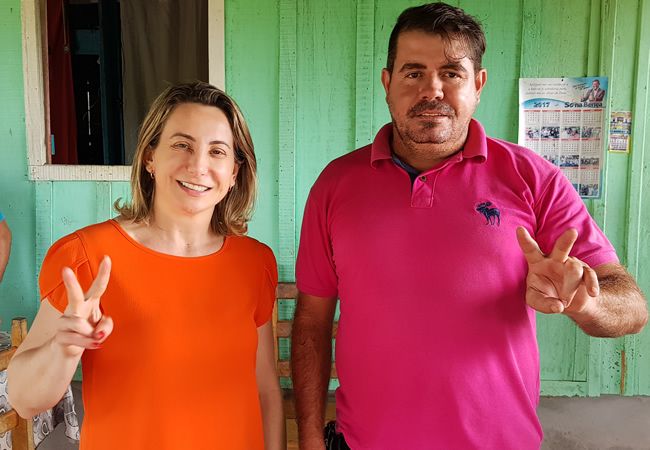 Vereador agradece visita da presidente dos Progressistas em Seringueiras