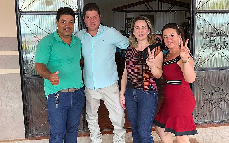 Em Alta Floresta, vereadores progressistas recebem presidente progressista Jaqueline Cassol