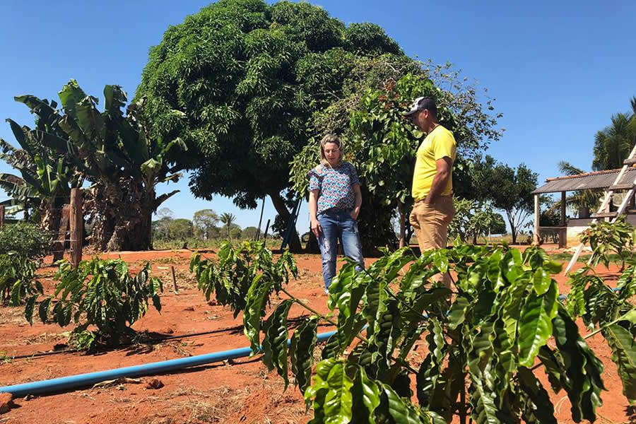 Com produtores rurais, Jaqueline Cassol discute alternativas para desenvolver a agricultura familiar