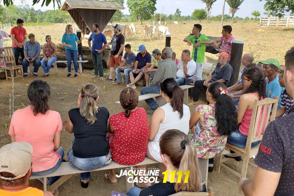 Moradores da Linha C-58 ouvem propostas da candidata à deputada federal Jaqueline Cassol - eleicoes-2018 - jaqueline cassol