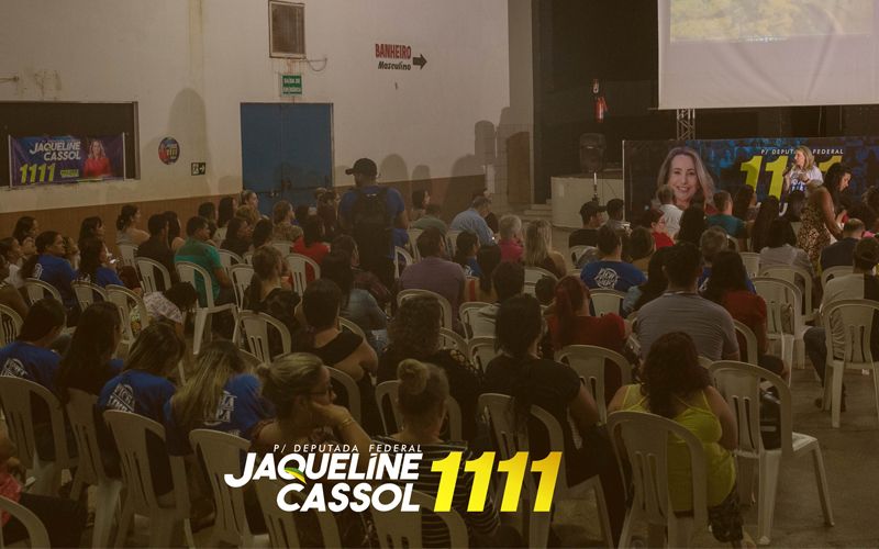 Reta final: Jaqueline Cassol reúne multidão em Cacoal e conquista novos eleitores - eleicoes-2018 - jaqueline cassol