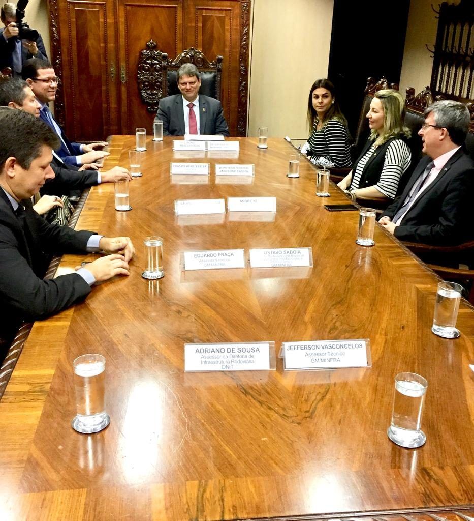 Jaqueline Cassol se reúne com ministro da infraestrutura para discutir a recuperação da ponte do Riozinho e rotas alternativas - rondonia - jaqueline cassol