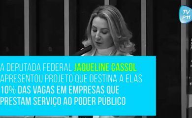 TV Progressistas - Projeto de lei oportuniza emprego para mulheres vítimas de violência doméstica