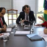 Reunião na Secretaria Nacional de Aviação pleiteando melhorias para os aeroportos de Rondônia