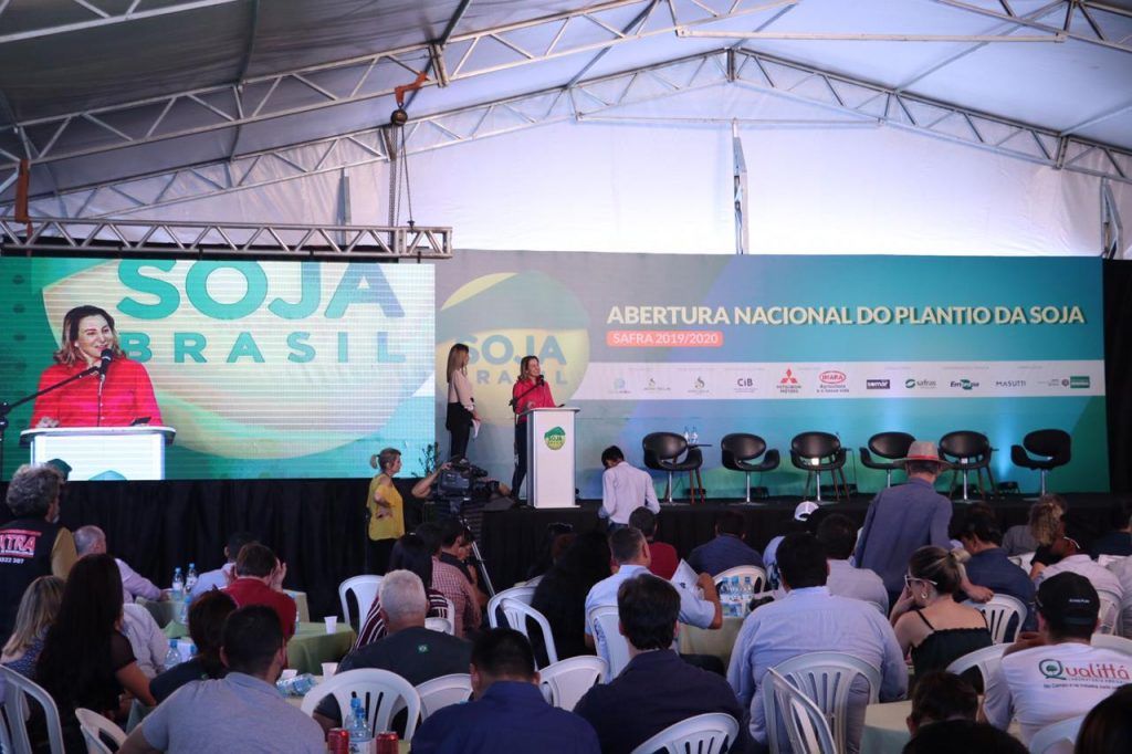 Deputada Jaqueline Cassol participa da Abertura Nacional do Plantio de Soja, em Vilhena - agricultura - jaqueline cassol