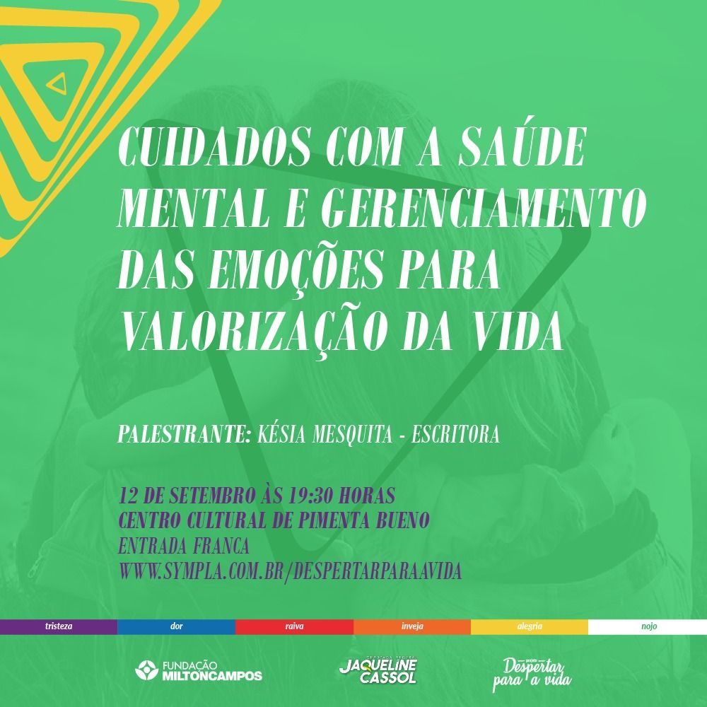 Setembro Amarelo: Porto Velho recebe Projeto Despertar para a Vida - despertar-para-a-vida - jaqueline cassol