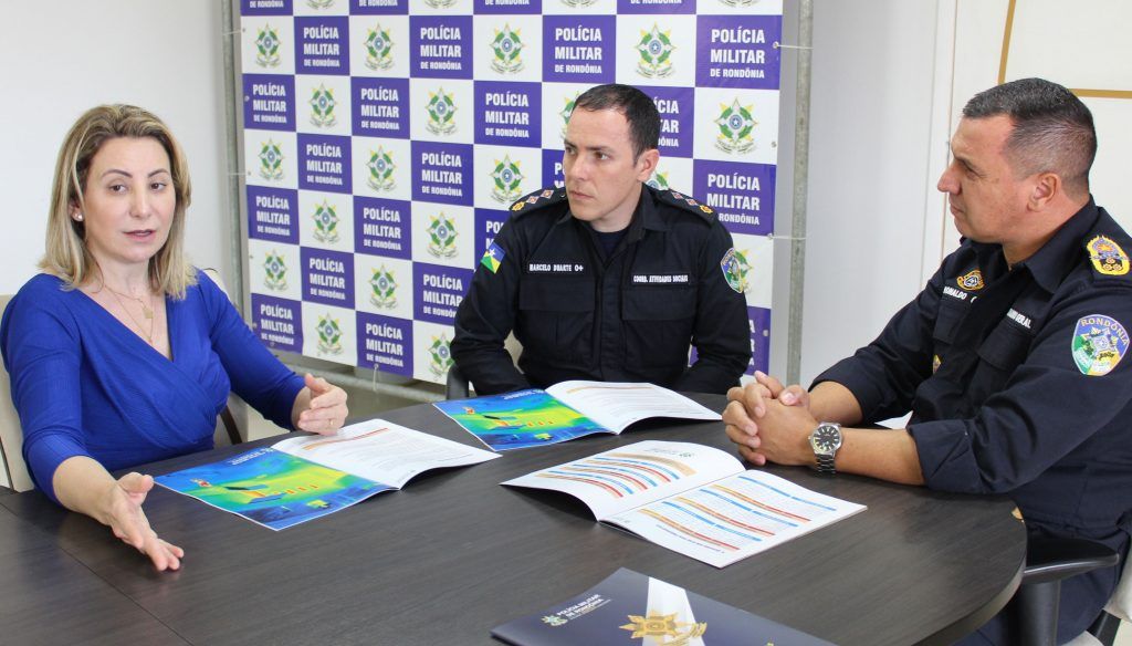 Jaqueline Cassol se reúne com comando da PM para debater ações e melhorias na segurança pública - seguranca - jaqueline cassol